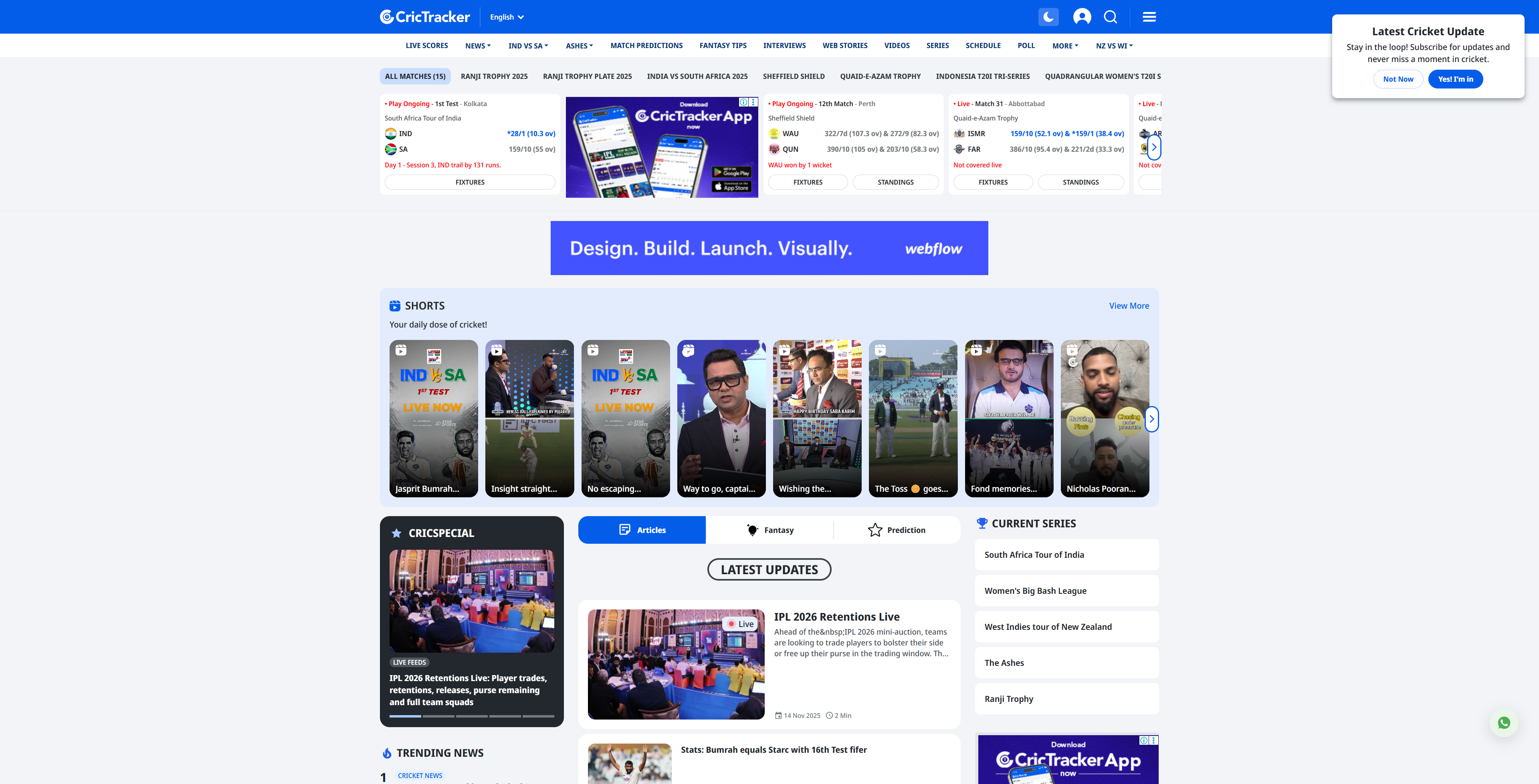 CricTracker
